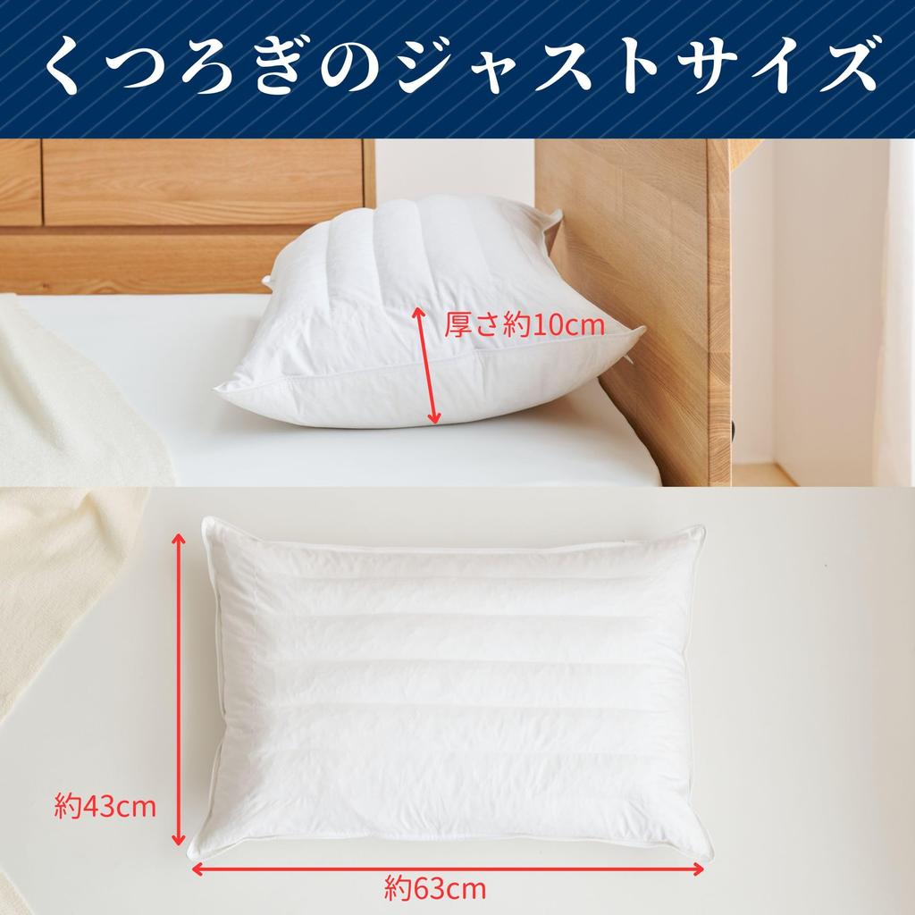 Premium Sleep Hotel Pillow, Pipe Feather Pillow, Approx. 17.5 X 24.5 Inches (43 X 63 Cm), Extra Feather, Standard Size, Feather Piper Pillow, Feather