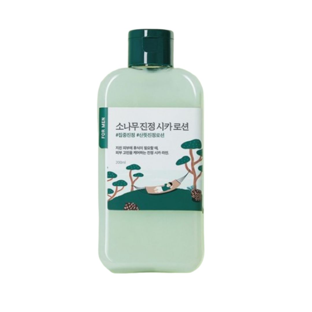 ROUND LAB For Men Pine Calming Cica Lotion Soothing Moisturizing Care 200ml