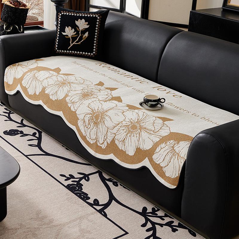 Chenier Special-Shaped Sofa Cushion  New High-End Non-Slip Seat Cushion Universal In All Seasons Irregular Straight Row Cover