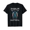 Raised On Guitar Riffs And Heavy Metal Music T Shirt Vintage Graphic Comfortable Homme Streetwear Stretched Versatile