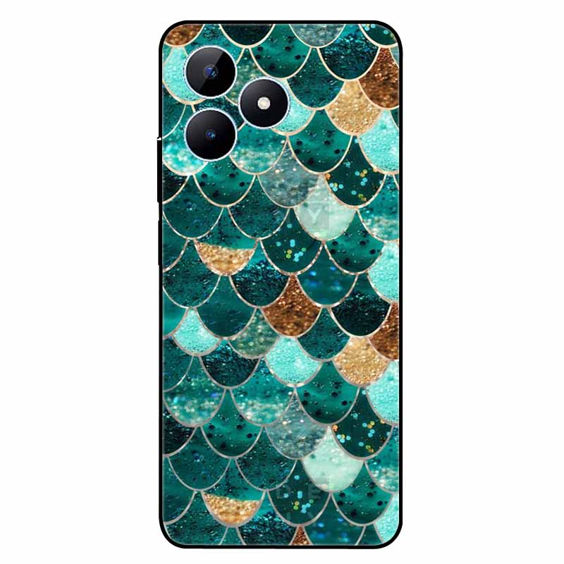 Funda For Realme Note 50 Case Silicone Soft Shockproof Cartoon TPU Phone Shell For Realme Note50 Cover Painted Cute Coque Note50