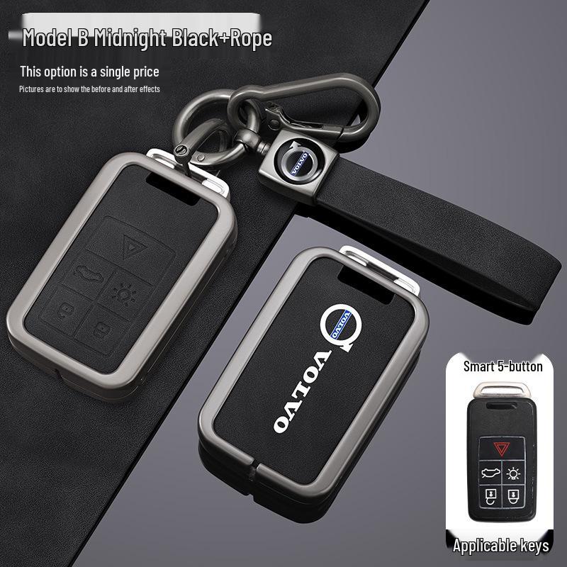 Volvo XC60/S60/V90/V60/S40/S80 Key Cover - Zinc Alloy Shell