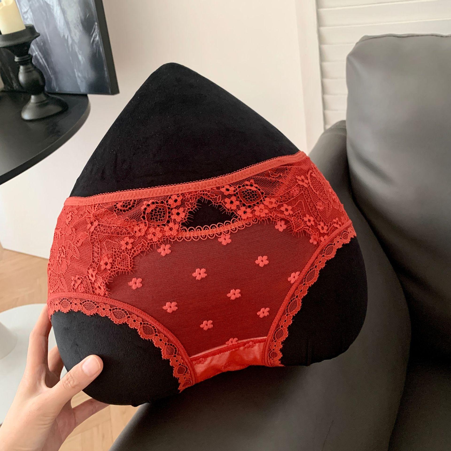 

Леди Весна и Осень Китайский Новый год Свадьба В этом году Красное поясное нижнее белье L