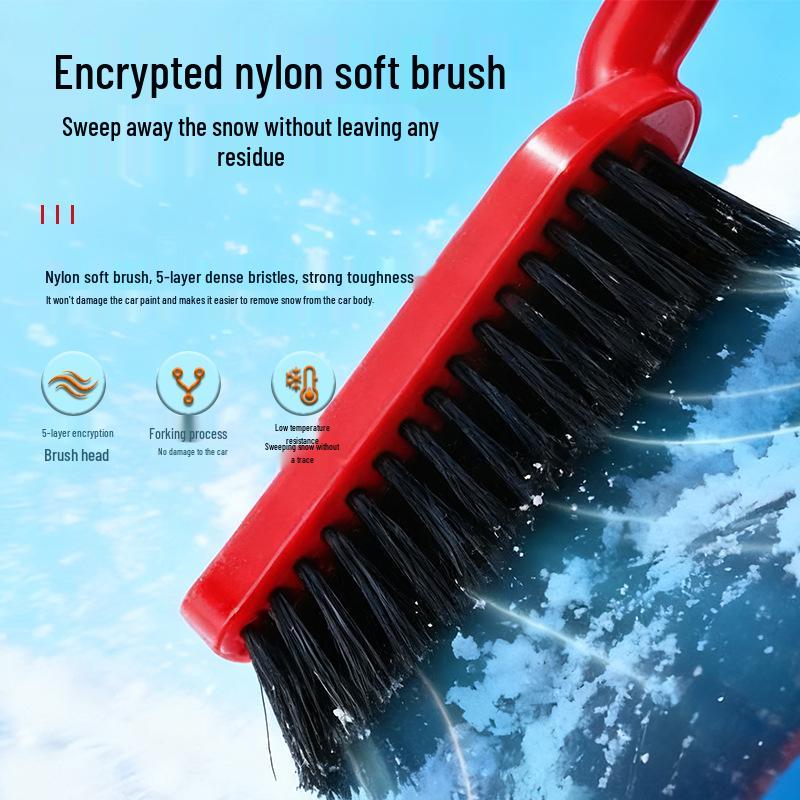 Multi-Functional Snow Removal Shovel: Snow Plow Brush, Car Shovel, Ice Scraper