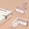 4-12PC L-shaped Table Protectors Corner Baby Safety Soft Rubber Anti-collision Strip Transparent Anti Collision Soft Guard