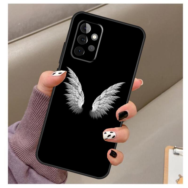 Fantasy Angel Girl Wings Case For Samsung Galaxy A34 A54 A14 A24 A53 A33 A23 A13 A15 A25 A52 A32 A22 A12 A51 A71