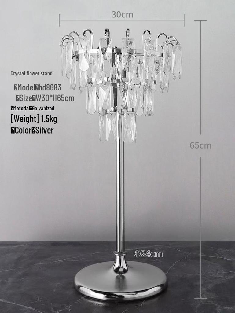 Crystal Wedding Table Centerpiece Flower Stand