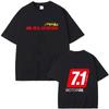 Men's Summer High Quality T Shirt Bultaco Cemoto Motorcycles Mens White Print Tee-Shirt Unisex Fashion Crew Neck T-shirt Black