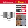 Impact Drill Bit Set for Wall and Concrete - Air Conditioner, Hollow Water Pipe, Dry Drilling