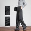 Handu Yishe Women's Tencel Wool Blend Wide-Leg Trousers