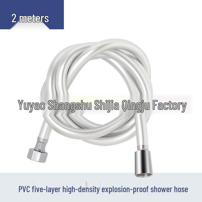 Stainless Steel Shower Hose, 1.5m/2m, Universal for Hot/Cold Water Heater