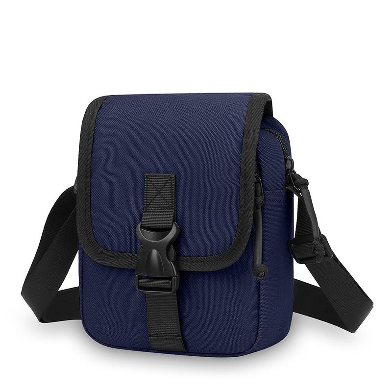 

Чоловіча сумка кросбоді, одноплечова сумка, сумка для зберігання великої місткості, модна, з багатьма кишенями, сумки для телефону синій