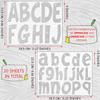 260 PCS Bulletin Board Letters 4 Inch Glitter Large Sticker Letters for Bulletin Board Self-Adhesive Alphabet Poster Board Letter for Classroom Home