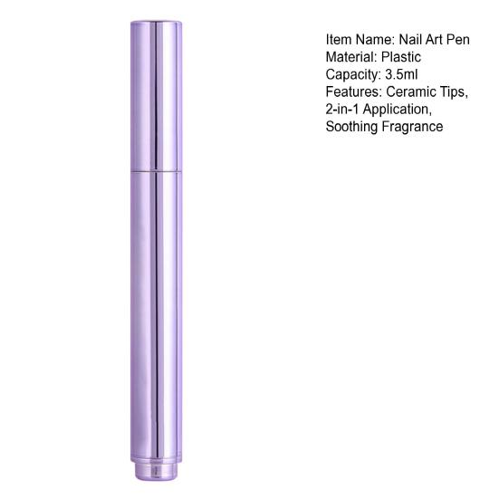 Nail Art Maintenance Pen with Soothing Fragrance Gentle Ceramic Tips