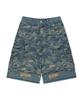 BROWNBREATH Jacquard Camo Cargo Shorts - Blue