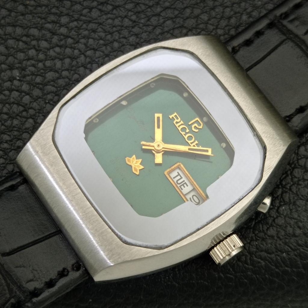 VINTAGE RICOH R31 AUTOMATIC JAPAN MENS ORIGINAL DIAL WATCH a708205-1
