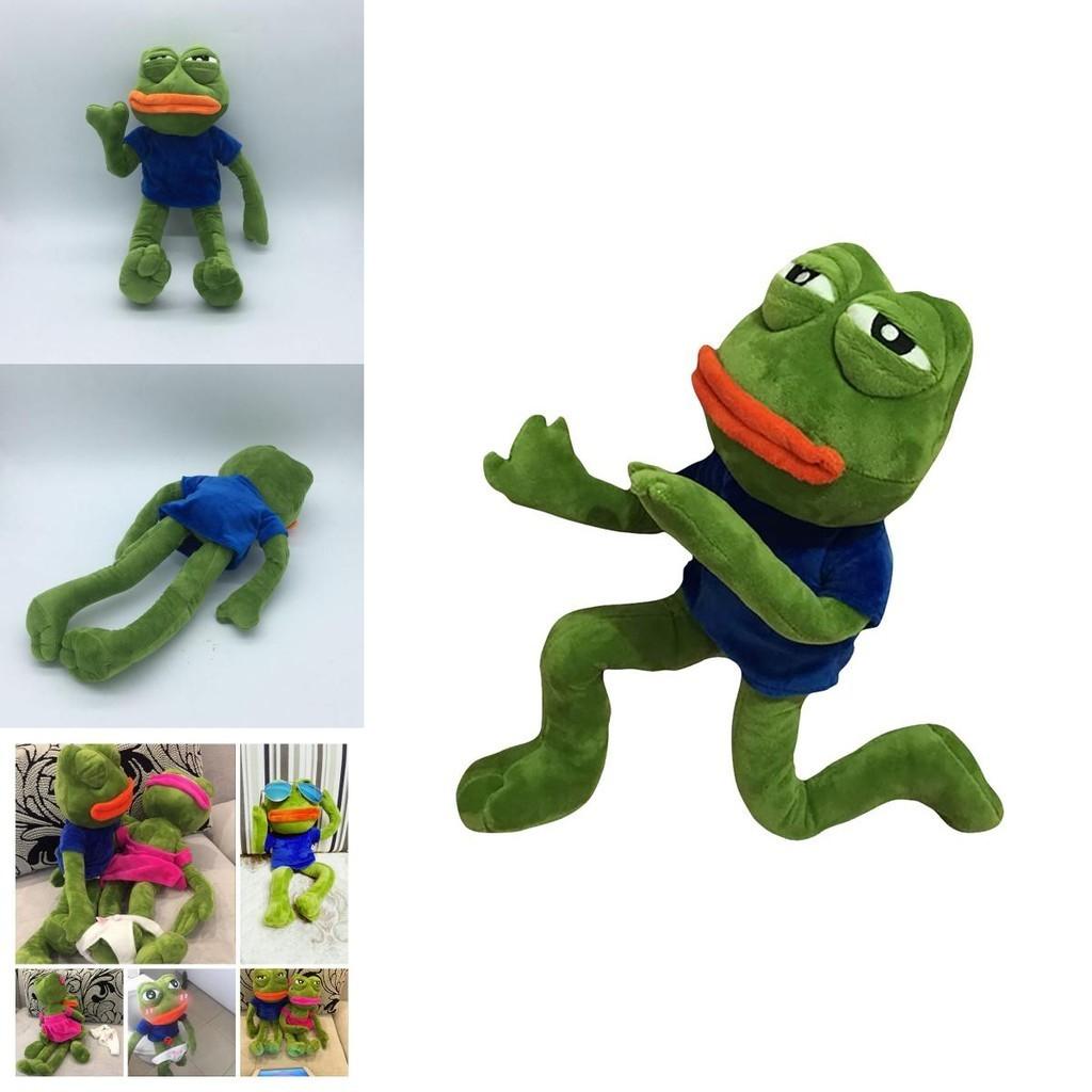 Cuddly Pepe The Frog Plush Doll Soft Toy For Home Decoration
