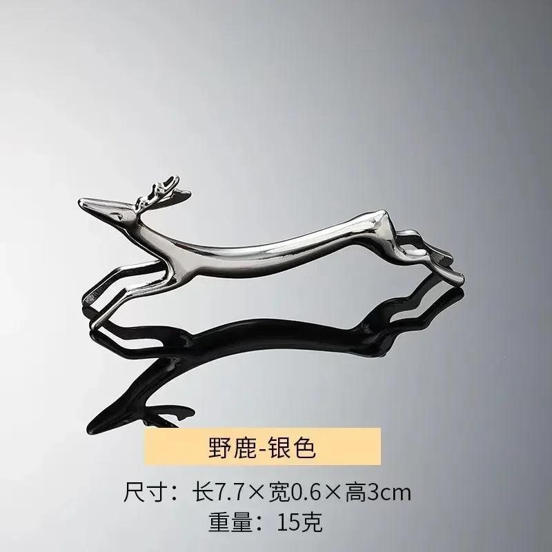 Creative Metal Dachshund Chopstick Holder Rest for Hotel Restaurant Dining Decoration Stand Tableware Home Accessories