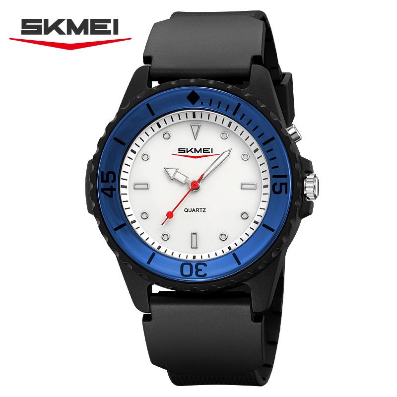 SKMEI 2433 Light Watch Reloj New Simple Outdoor Quartz Watch for Male and Female Students Sports Waterproof Watch Creative Night