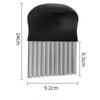Stainless Steel Slicer Big Wave Shape Potato Chip Cutter Knife Thick French Fries Quick Slicing Knife French Fries Maker Gadget