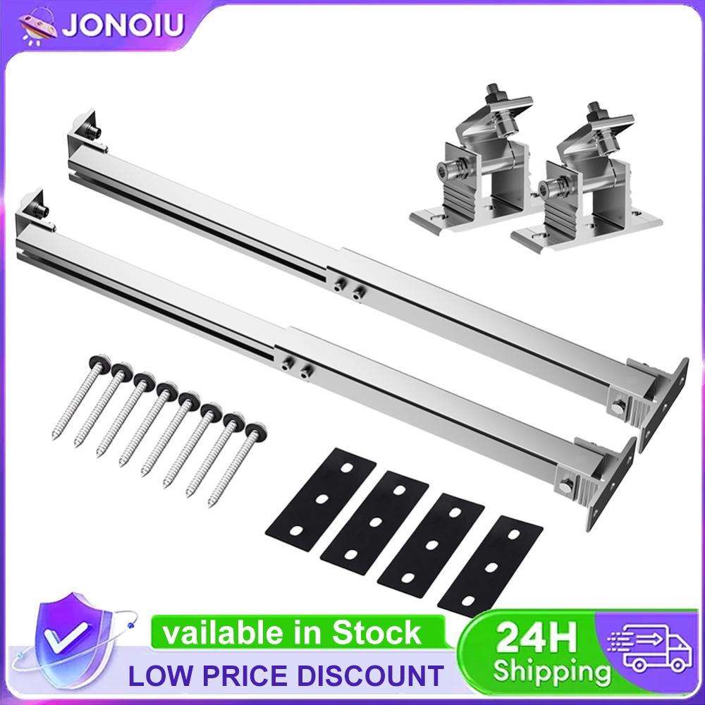 Solar Panel Mounting Rack Aluminum Alloy Solar Panel Mount Support Adjustable Solar Panel Mounting Bracket 15-30 Degrees China Mainland