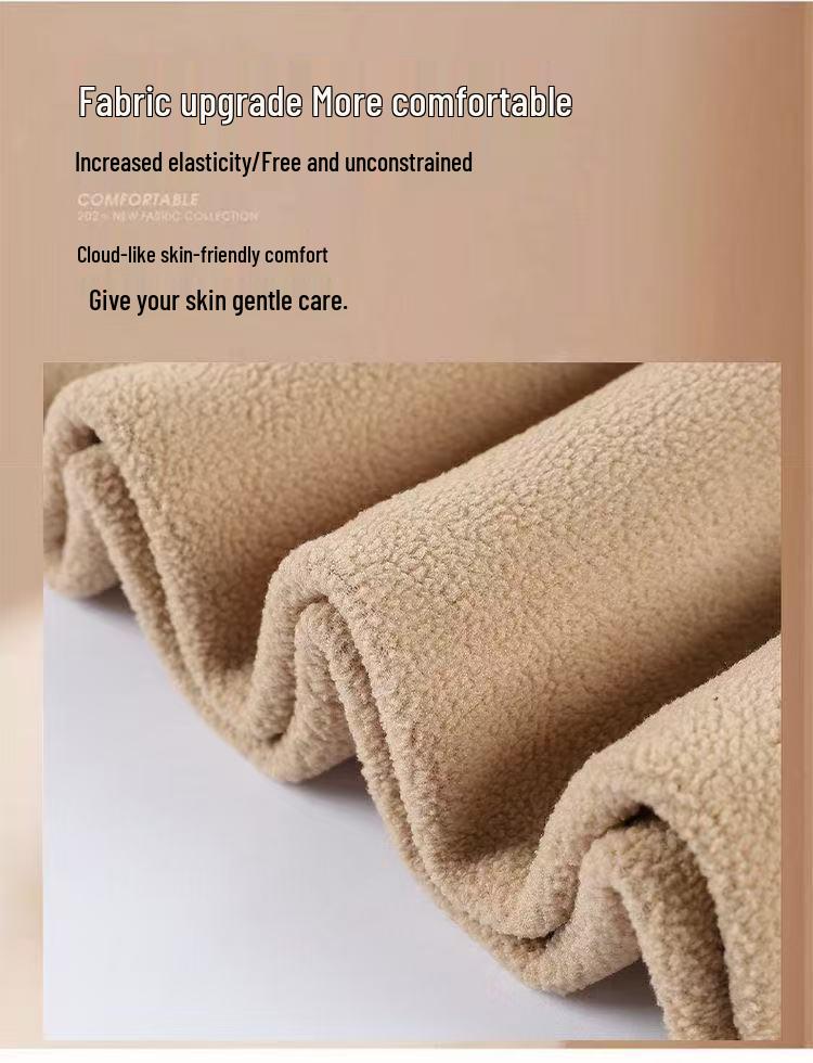 2025 Autumn/Winter Wool Blend High-Waisted Wide-Leg Pants for Middle-Aged & Elderly Women - Comfy, Stylish, Warm.