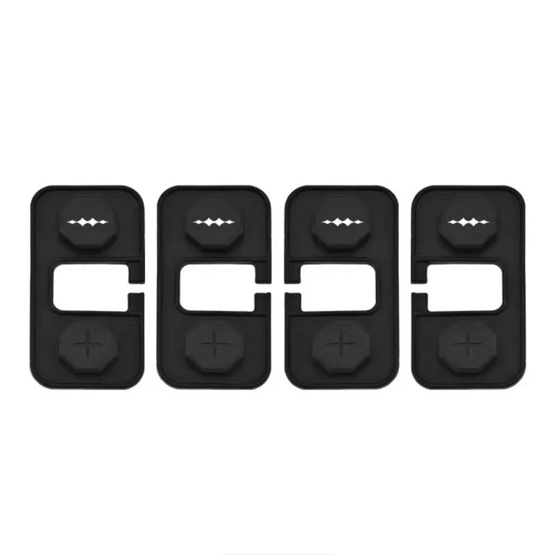 For BYD Denza B5 2023-2026 Door Lock Buckle Limiter Protection Cover Shock Absorption Silicone Pad Upgrade Parts