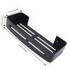 With Hooks Bathroom Shelf Black Floating Wall Shelf Storage Shelf  Home Hotel Apartment