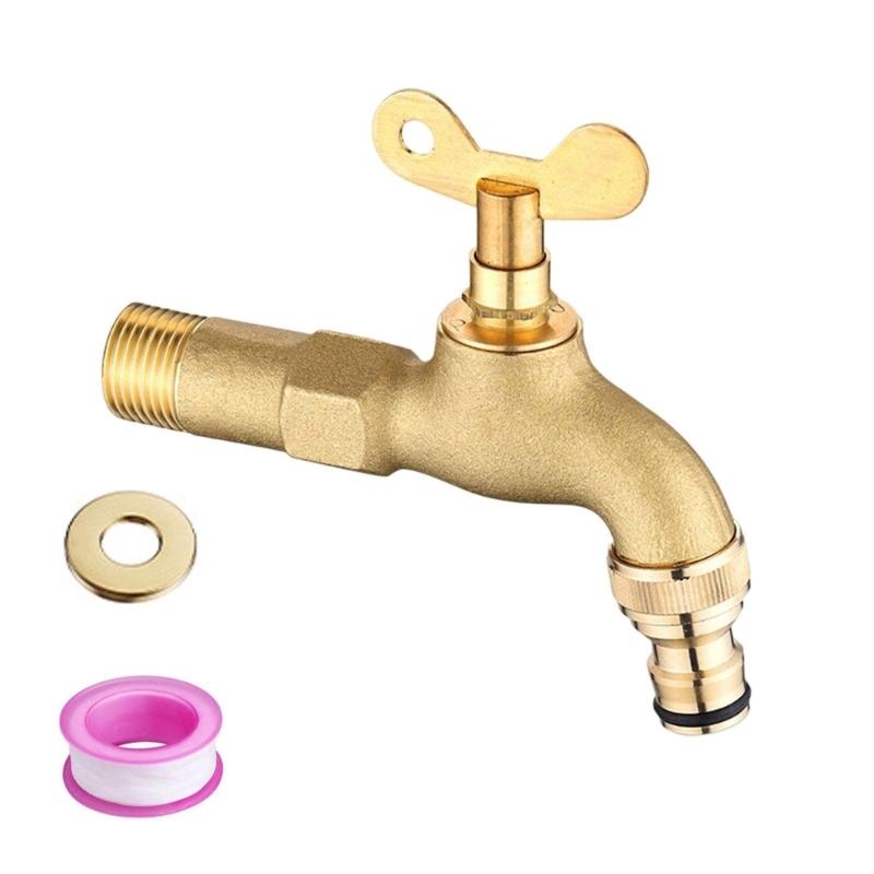 Heavy Gauges Lockable Ice Proof Water Spouts Outdoor Not -theft Sink Faucet for Residential Public Space Gardening