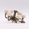 Dollhouse Mini Ceiling Lamp Exquisite Realistic Miniature Chandelier Model Toy for Dollhouse Decoration