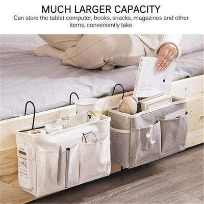 Hanging Organizer Τσάντα αποθήκευσης δίπλα στο κρεβάτι Τσάντα για κουκέτες και νοσοκομειακά κρεβάτια, Κοιτώνες Ράγες κρεβατιού