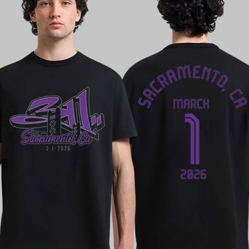 311 Rock Band Sacramento California 2026 Event March 1 2026 Exclusive Tshirt Unisex T-Shirt XL