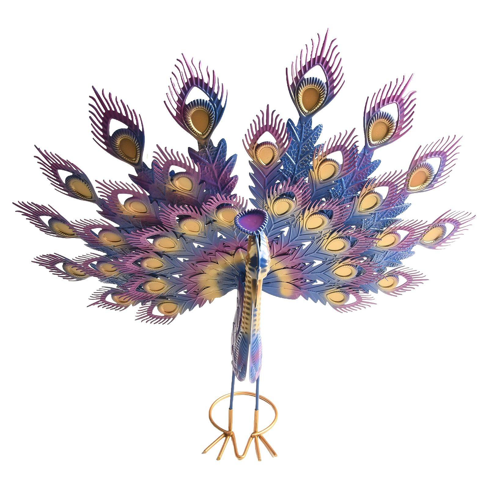 

Садовое украшение Орнамент Металлическая статуя павлина Павлин Художественные поделки L