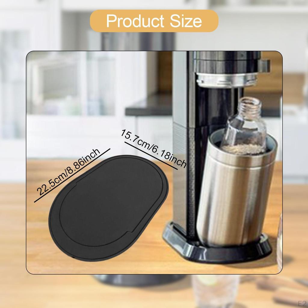 Silikon Rutschfeste Tropfmatte Untersetzer Nur Pad Verbreiterter Rand Leicht zu Reinigen Maker Zubehör Trocknen