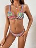 Jingfan 2026 Ethnic Style Split Bikini Swimsuit
