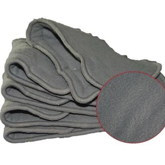 5 Layers Reusable Washable Cloth Nappy Microfiber Bamboo Charcoal Insert Diaper