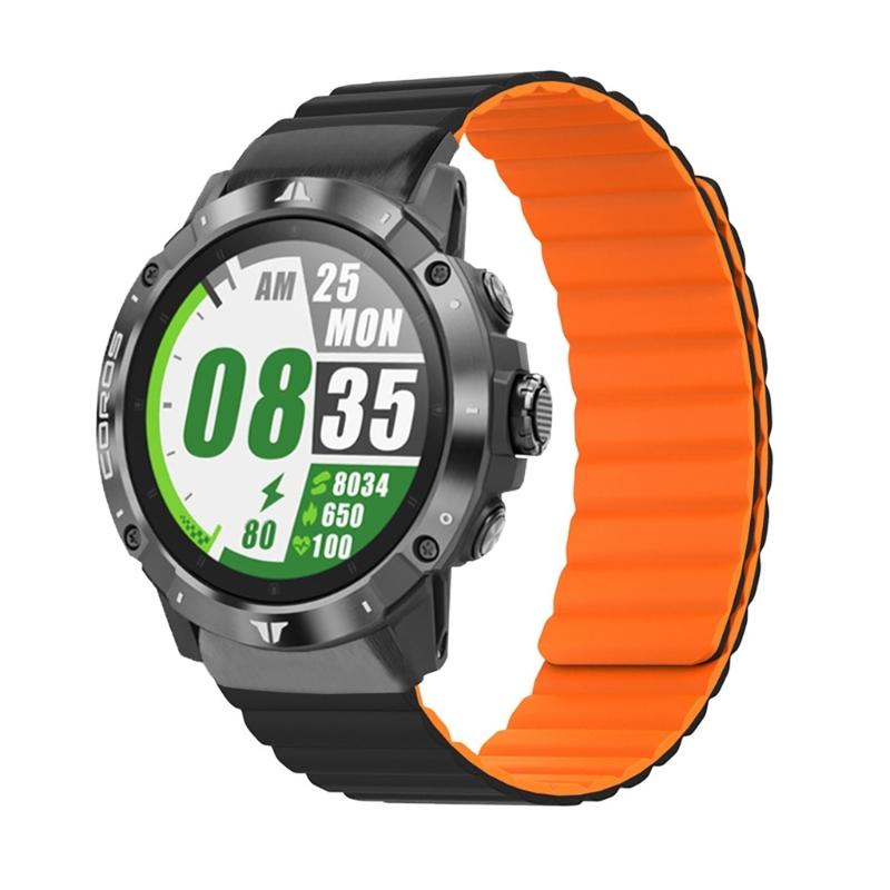 Watch Strap Suitable for Coros Vertix 2 Smartwatch Magnetic Silicone Sport Wristband Bracelet Replacement Soft Watchband