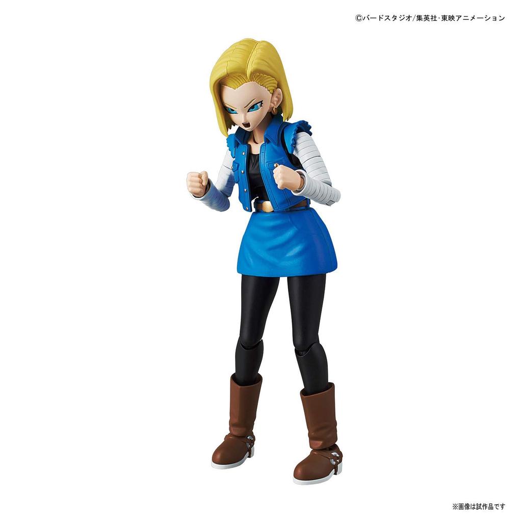 Standard Dragon Ball Android 18 Plastic Model Kit Figure-rise Pre-colored
