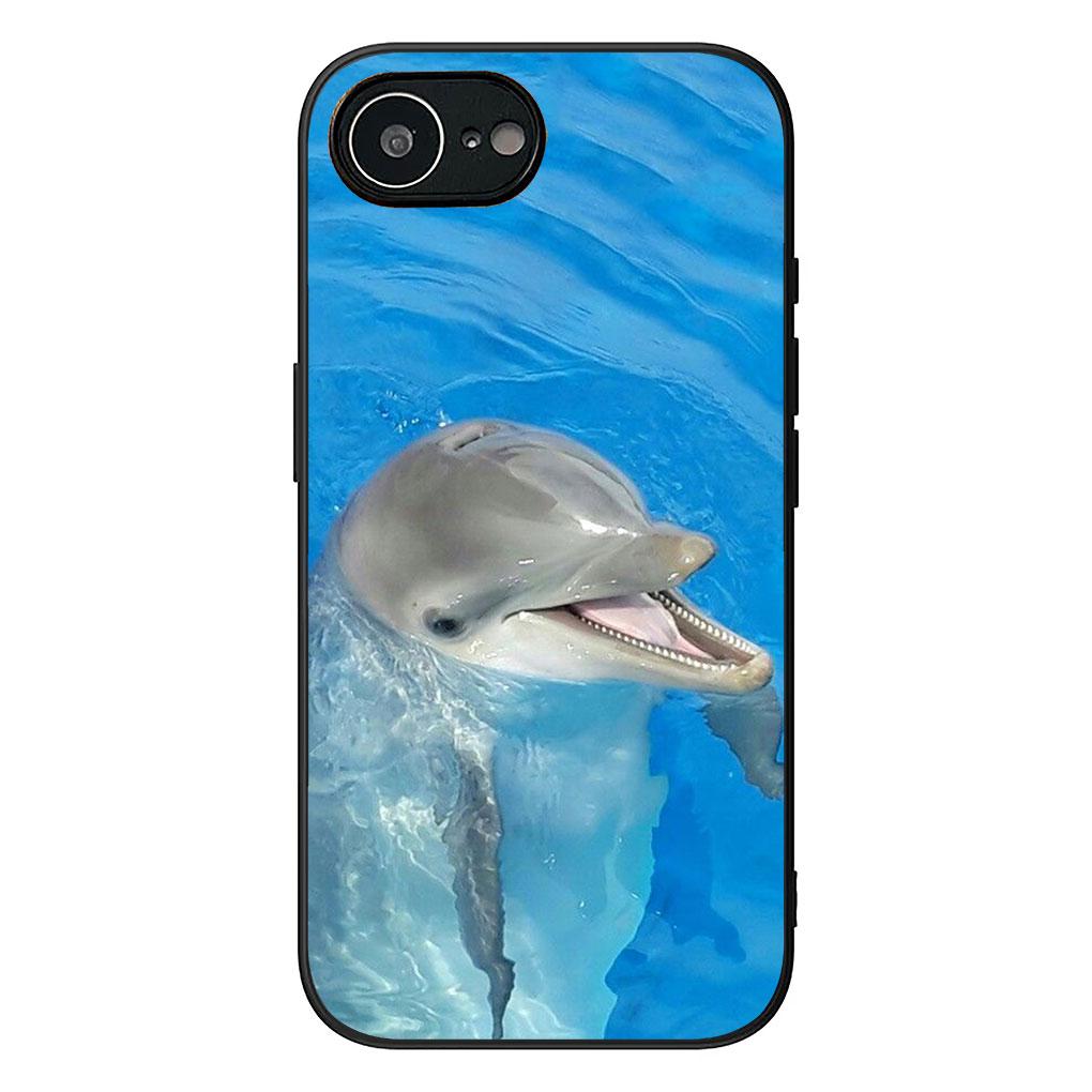 Soft Cover for Xiaomi Poco C75 C65 C71 C85 X7 X6 M6 M7 F7 F8 Ultra F6 Pro Coque Phone Case Dolphin Animal