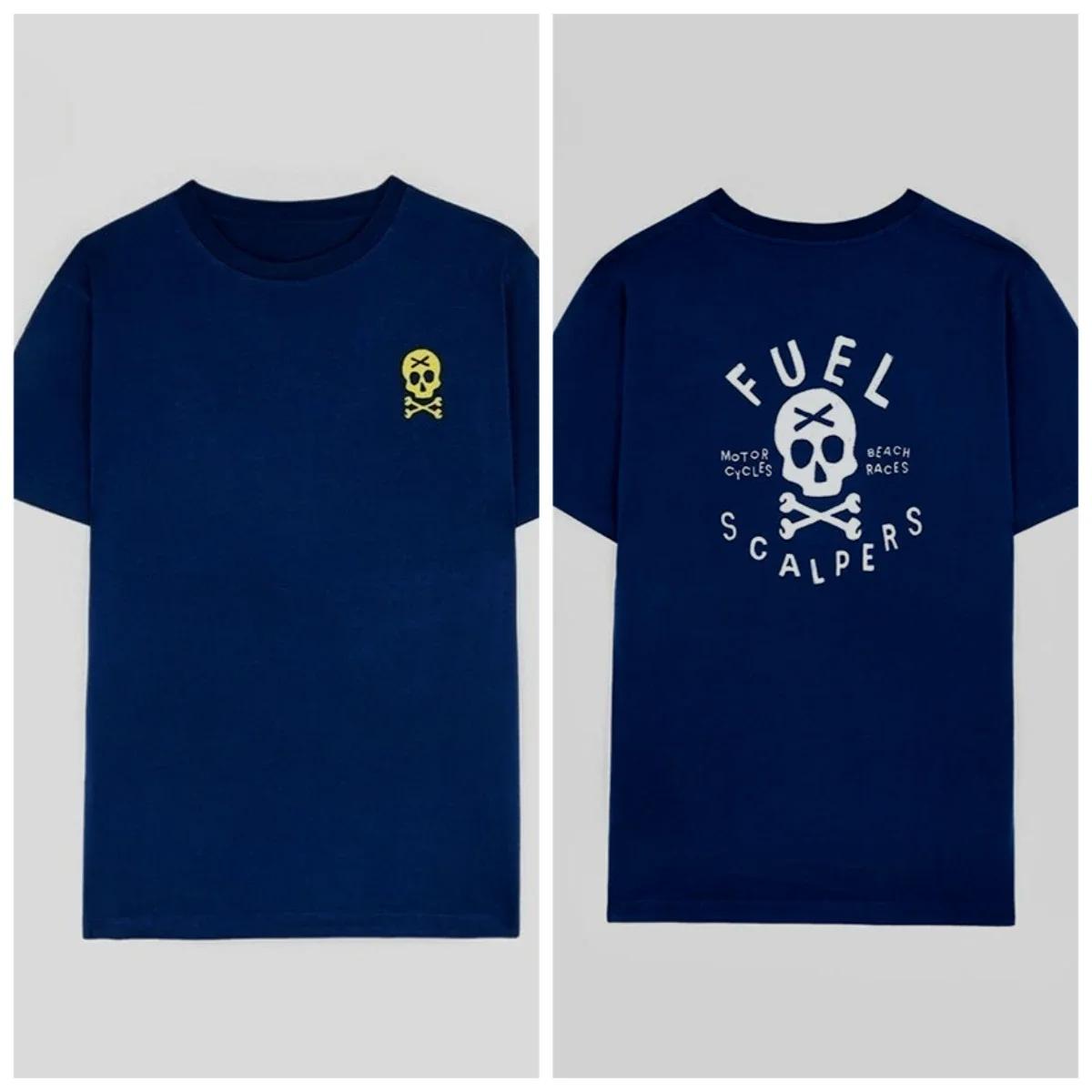 

2025 Fuel X Scalpers FXS T-Shirt Peripheral Pattern Printing Summer Luxury Brand Cotton Men s and Women s T-Shirt Short Sleeve 4XL