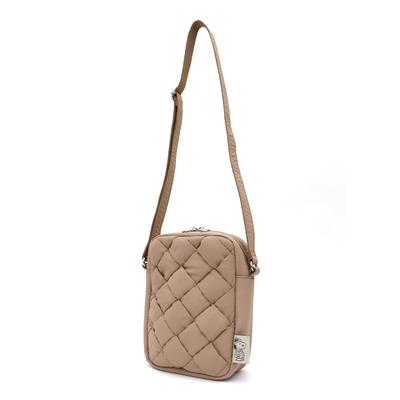 Hapitas Snoopy Mini Shoulder Bag, Puffer Bag, 6064, Women's, PN135, Puffer Beige
