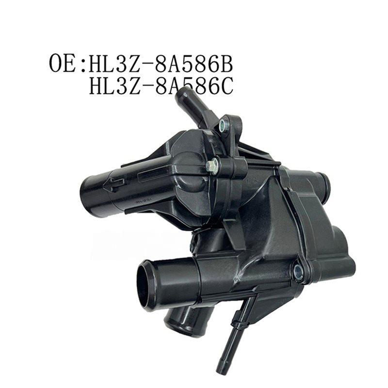Engine Coolant Thermostat Housing Assembly For Ford F150 TFC 2015-HL3Z8A586B- Expedition TB8 2018-HL3Z-8A586B