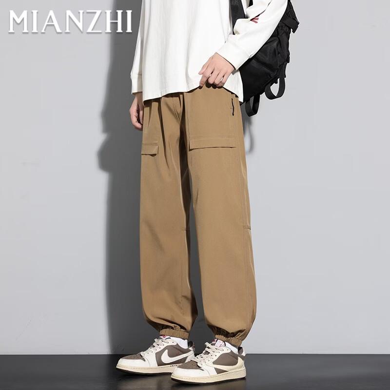 Mianzhi Men s Summer Outdoor Casual Cargo Jogger Pants 2XL