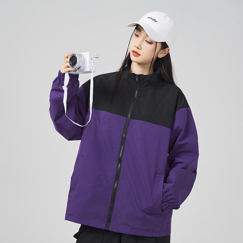 

Men s Spring and Autumn New Windproof Waterproof Sports Standing Collar Jacket Men S