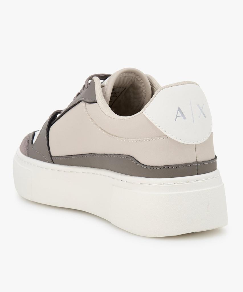 Armani Exchange Women'S Perforated Toe Platform Sneakers _Beige_A425375501