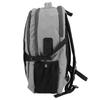 Laptop Backpack Multifunctional Anti Theft Waterproof Grey Fashionable Business Package for Men