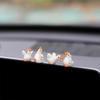 Goose Funny Car Dashboard Accessories, Cute Car Accessories For Women Interior, Mini Goose Figurine For Car Home Desk