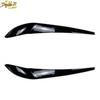 For BMW X3 F25 X4 F26 2014-2017 Black Front Headlight Eyelids Eyebrow Trim Cover