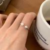 Fashionable Womens Adjustable Open Ring With Contemporary Geometric Design In Elegant Copper