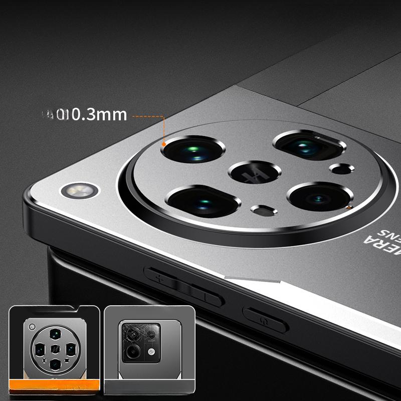 For Find X8 Ultra X8S Aluminum Metal Shockproof Case for OPPO Find X8ultra X8 Pro X7 X6 X5 Silicone Matte Lens Protective Cover